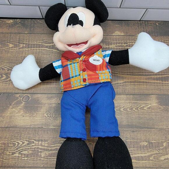 Disney Other - Disney Mickey Mouse Employee Plush 7"